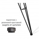 Стол Sheffilton SHT-TU10/80 МДФ артикул SHT-T64 черный/белый